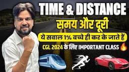 Time & Distance New Tricky Questions | SSC CGL 2024 | Insp. Mohit Goyal Sir