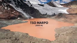 Tso Marpo (5070 m) - the Red Lake in Ladakh