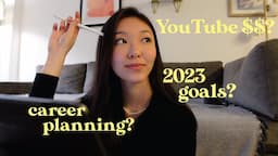 1 Year on YouTube Q&A: youtube $$, 2023 goals, career advice, balancing 9-5 and youtube