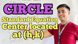 Circles | STANDARD EQUATION OF A CIRCLE w/ CENTER LOCATED at (h,k) GIVEN RADIUS | Pre - Calculus |