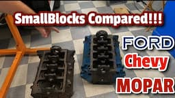 SmallBlocks Compared!!! Chevy, Ford, And Mopar @DavidVizard @UncleTonysGarage