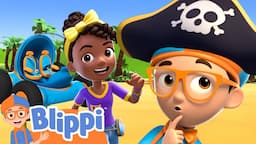 Blippi and Meekah Road Trip To A Pirate Ship! | Blippi and Meekah Podcast