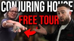 I GOT LOCKED IN THE BASEMENT lol // The Conjuring House