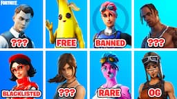 The EVOLUTION of Fortnite Skins!