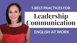 Leadership Communication in English | 5 Best Practices