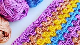 How to crochet Granny Stripe Stitch Inspired by Taylor Swift crochet dress