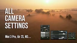 DJI Mini 3 Pro Camera Settings - Best Values for Perfect Stills & Cinematic Video