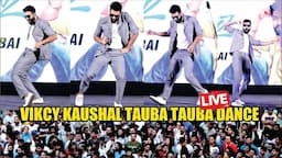 Vicky Kaushal Tauba Tauba Dance LIVE With Huge Crowd | Ammy Virk Bad Newz Promotion In New Mumbai