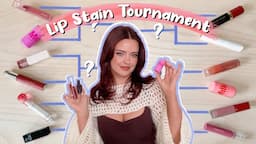 Lip Stain Tournament! 🏆 Which is my favourite? | Julia Adams