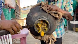 Traditional Gujarati Dish Ubadiyu Cooked Over Cow Dung Cakes | Indian Street Food