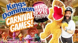 Big Prizes and Big Wins at the Kings Dominion Carnival Games!