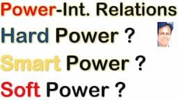 What is Power in IR | What is Hard Power | Soft Power | Smart Power in international Politics | CSS