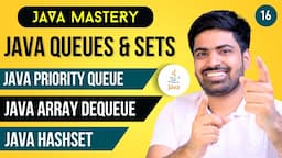 Java Queues & Sets Interface | Priority Queue, ArrayDeque and Java HashSet in Hindi