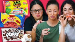 Trying Sour Patch & Swedish Fish MARSHMALLOWS & More (What's In Store Ep.10)