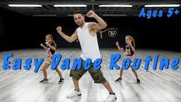 Easy Dance Routine - (Hip Hop Dance Tutorial AGES 5+)  | MihranTV