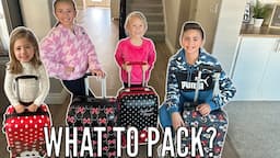 Kids Pack Their Own Suitcases 🧳 | Spontaneous 48 Hour Trip to Disney!