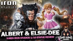 X-Men Albert Cyborg Wolverine & Elsie-Dee Statue BDS Art Scale 1/10 Iron Studios Unboxing & Review