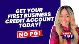 No PG! Get Your 1st Business Credit Account Today! Net30! Build Business Credit! The CEO Creative!