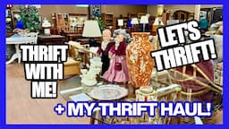 A SUPER DAY AT THE THRIFT STORE! THRIFTING 2024 #10 For Vintage, Cottage Decor, Resale! + My Haul!