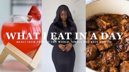 WHAT I EAT IN A DAY | French Breakfast + Jamaican Oxtail + Meals from around the world