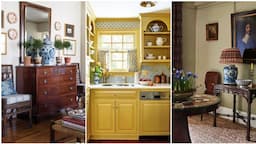 100+English country farmhouse style home decor inspiration with traditional vintage charm.#hometour