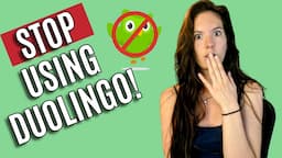 Stop using Duolingo! Why Duolingo is bad for language learning & how to know if you're STUCK!