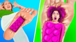 IF OBJECTS WERE PEOPLE 🤣 Rich vs Poor Fidget Toys 😍 Summer Emergency Parenting Hacks by 123 GO!