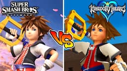 Smash Bros Ultimate VS Kingdom Hearts (Sora's Moveset Comparison)