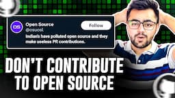 Why Indians should not contribute to Open Source