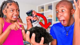 "NOBODY’S SAFE" 😳|SISTER makes BROTHER HAIR FALLOUT EP. 3 (SHOCKING)| Kota Cake