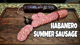 Habanero Cheddar Summer Sausage Recipe - Smokin' Joe's Pit BBQ