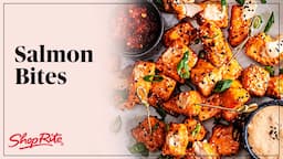 Summer SWEEPSTAKES! Enter NOW!  Smoky & Sweet Air Fryer Salmon Bites | ShopRite Grocery Stores