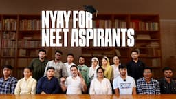 Nyay For NEET Aspirants, Protection from Paper Leaks | Rahul Gandhi