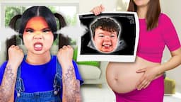 Sister VS Baby Brother! How To Survive a New Sibling | If My Mom Was Pregnant Funny Situations