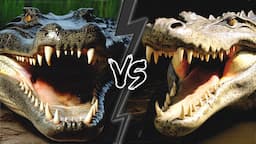 Fight: ALLIGATOR vs CROCODILE [ Who would WIN? ]