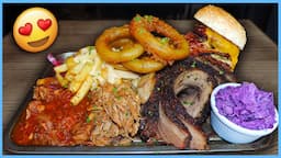 Huge Platter of BBQ Food - Scotland Food Challenges