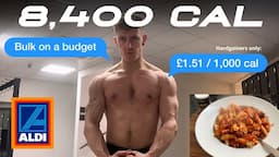 Full day of bulking for skinny guys (Cheap high calorie diet)