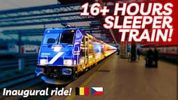 Brussels to Prague by EUROPEAN SLEEPER: The very FIRST train!