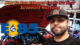 How to Run E30 and E85 in Your Ecoboost Mustang!