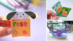 DIY Paper Crafts when you’re bored | miniature craft ideas #diy #art