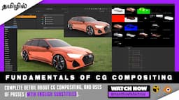 Fundamentals of passes compositing | Nuke Compositing | Cycles render | Nanthu VFX Factory #CGKalvi