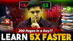 3 Steps to Read and Learn Anything Faster🔥|  Best Method to Learn Scientifically | Prashant Kirad