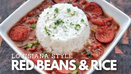 Louisiana Style Red Beans And Rice With Sausage