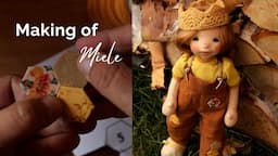 Miele, Natural Fiber Art Doll | Behind The Scenes and Creative Process