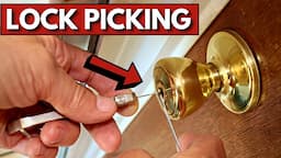 How to Pick a Lock in 30 Seconds | Lock Picking Tutorial by Jason Hanson