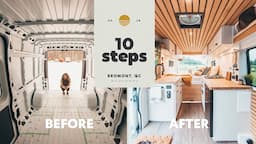 Build YOUR VAN in 10 STEPS - From START to FINISH In only 10 MINUTES