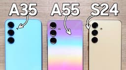 Galaxy A55 vs Galaxy A35 vs Galaxy S24 ¿Que samsung es mejor?