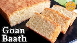 Easy Goan Baath Recipe | Tasty Semolina Coconut Cake | Baath Cake | Batica | Batk | Bolo de Rulao