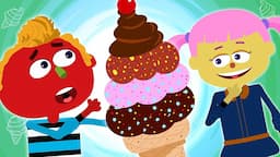 Ice Cream Song With Len and Mini + More Nursery Rhymes Songs By Teehee Town