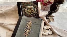 Antique Holiday Angel Book   HD 1080p